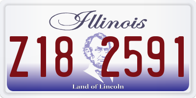 IL license plate Z182591