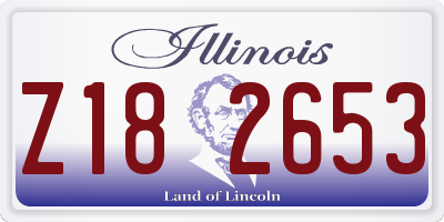 IL license plate Z182653