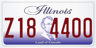IL license plate Z184400
