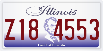 IL license plate Z184553