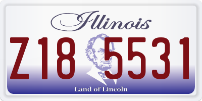 IL license plate Z185531