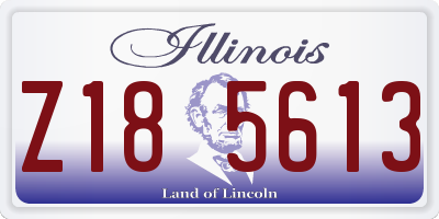 IL license plate Z185613