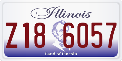 IL license plate Z186057