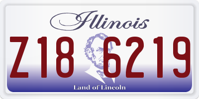 IL license plate Z186219