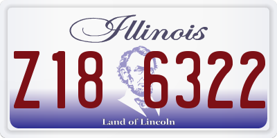 IL license plate Z186322