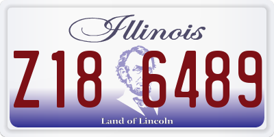 IL license plate Z186489
