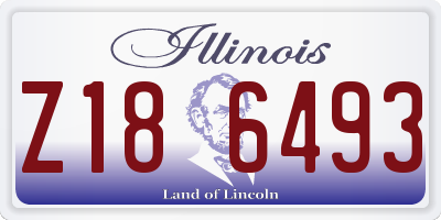 IL license plate Z186493