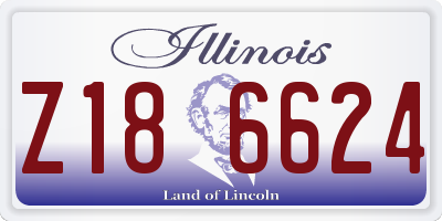 IL license plate Z186624