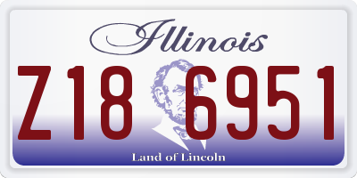 IL license plate Z186951