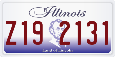 IL license plate Z192131