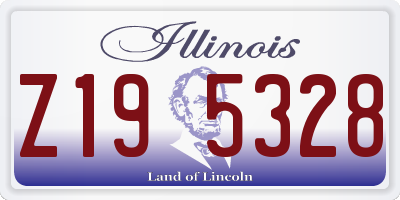 IL license plate Z195328