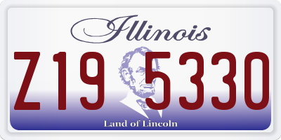 IL license plate Z195330