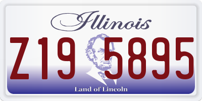 IL license plate Z195895