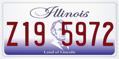 IL license plate Z195972