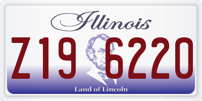 IL license plate Z196220