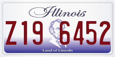 IL license plate Z196452