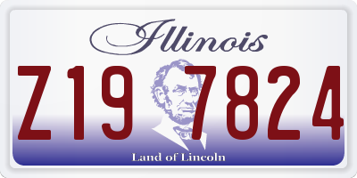 IL license plate Z197824