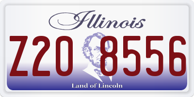 IL license plate Z208556