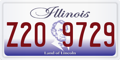 IL license plate Z209729