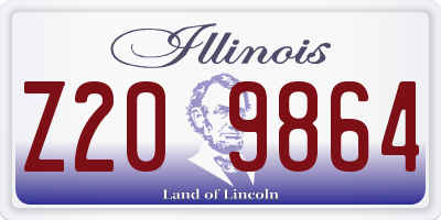 IL license plate Z209864