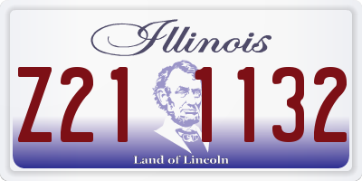IL license plate Z211132