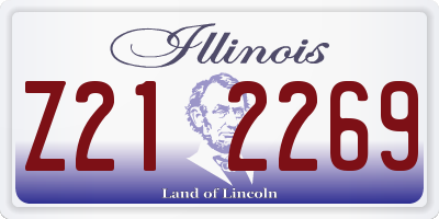 IL license plate Z212269