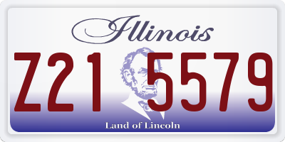 IL license plate Z215579