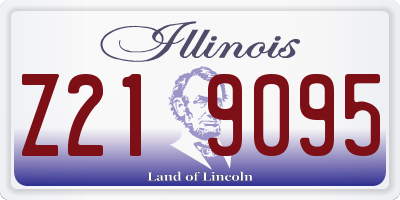 IL license plate Z219095