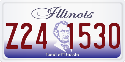 IL license plate Z241530