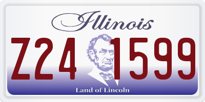 IL license plate Z241599