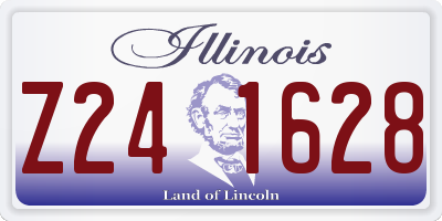 IL license plate Z241628