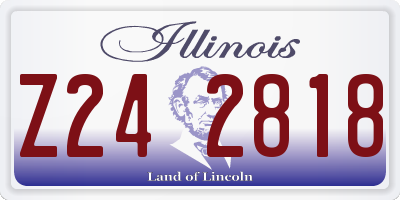 IL license plate Z242818