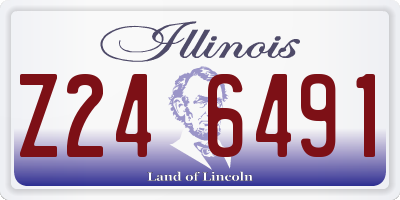 IL license plate Z246491