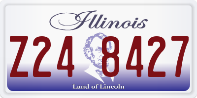 IL license plate Z248427