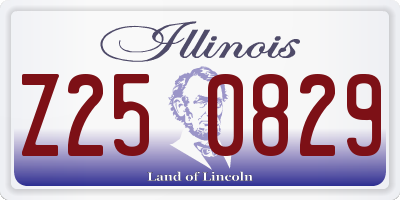 IL license plate Z250829