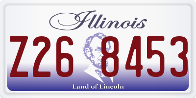 IL license plate Z268453