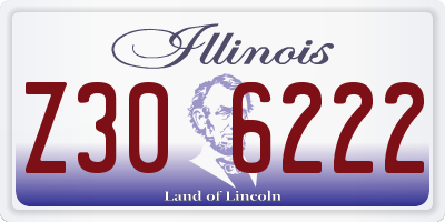 IL license plate Z306222