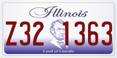 IL license plate Z321363