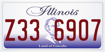 IL license plate Z336907