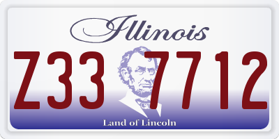 IL license plate Z337712