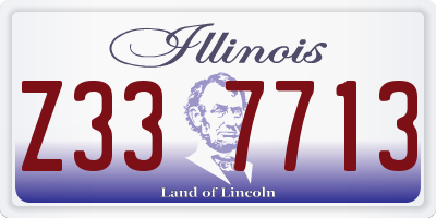 IL license plate Z337713