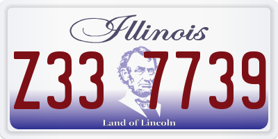 IL license plate Z337739