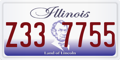 IL license plate Z337755