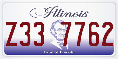 IL license plate Z337762