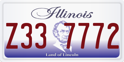 IL license plate Z337772