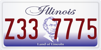 IL license plate Z337775