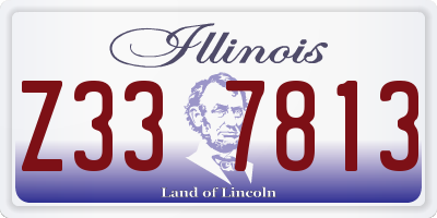 IL license plate Z337813
