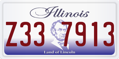 IL license plate Z337913