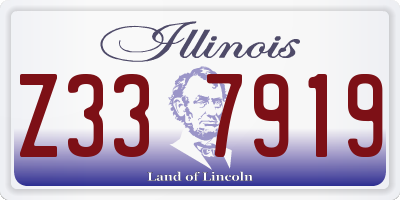 IL license plate Z337919