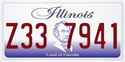 IL license plate Z337941